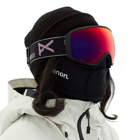Anon WM1 Goggles MFI Face mask & Spare Lens Womens 2022 Waves / Perceive Sunny Red Lens