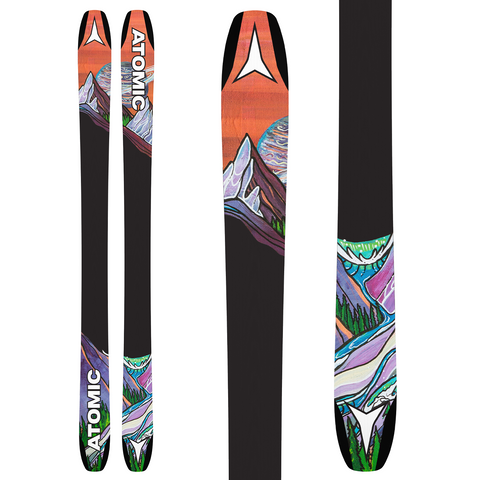 Atomic Bent 100 Snow Skis & Warden MNC 13 Bindings 2023