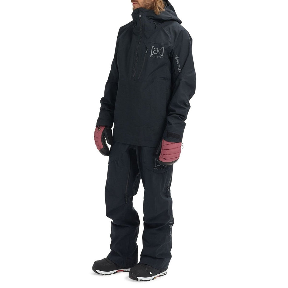 Burton [AK] Velocity GORE - TEX Mens Anorak Jacket Black - Elevation107