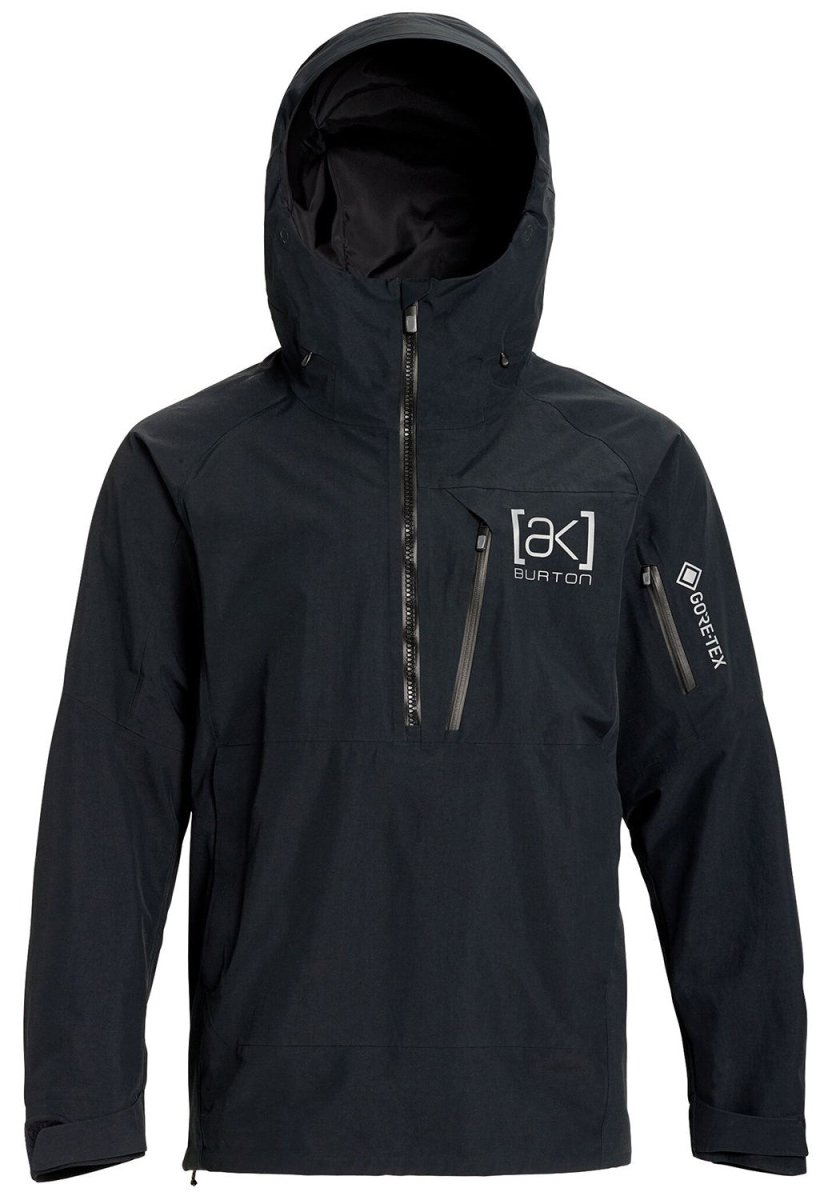 Burton [AK] Velocity GORE - TEX Mens Anorak Jacket Black - Elevation107