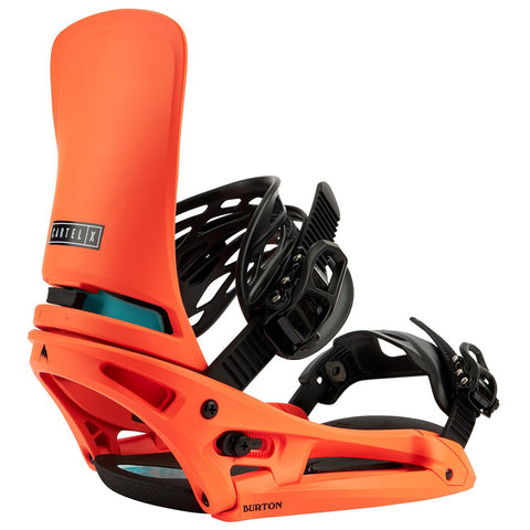 Burton Cartel X EST Mens Snowboard Bindings Orange