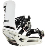 Burton Cartel X EST Mens Snowboard Bindings White / Grey / Logo