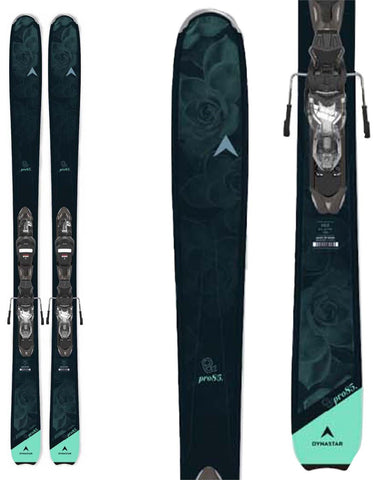 Dynastar E Pro 85 Womens Snow Skis + Look Xpress W 11 GW B93 Bindings 2023