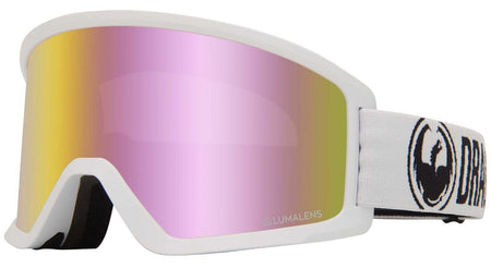 Dragon DX3 OTG Snow Goggles White / Lumalens Pink Ion - Elevation107