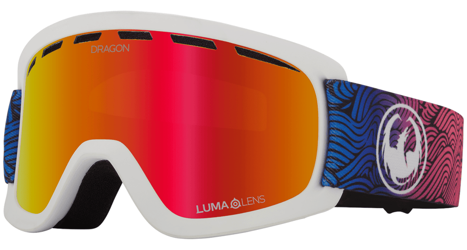 Dragon Lil D Snow Goggles Curly / Lumalens Red Ion - Elevation107