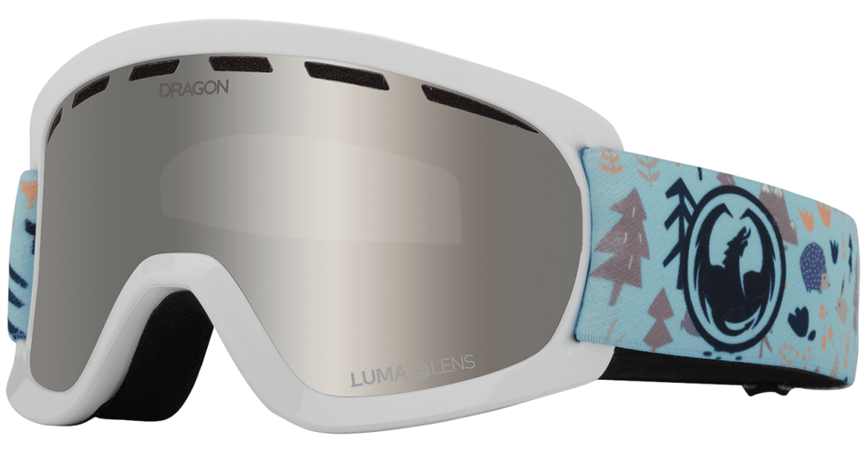 Dragon Lil D Snow Goggles Forest Friends / Lumalens Silver Ion - Elevation107