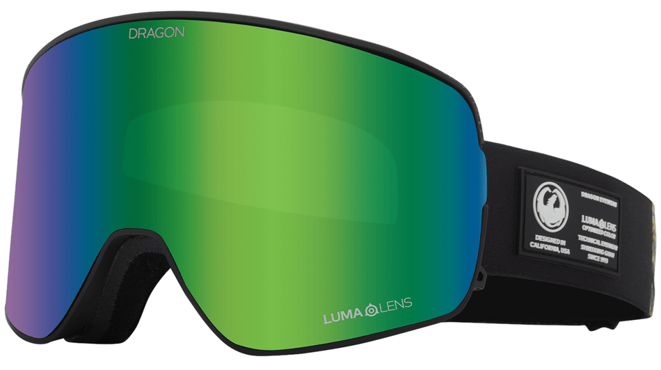 Dragon NFX2 Snow Goggles Lichen / Lumalens Green Ion + Lumalens Amber - Elevation107
