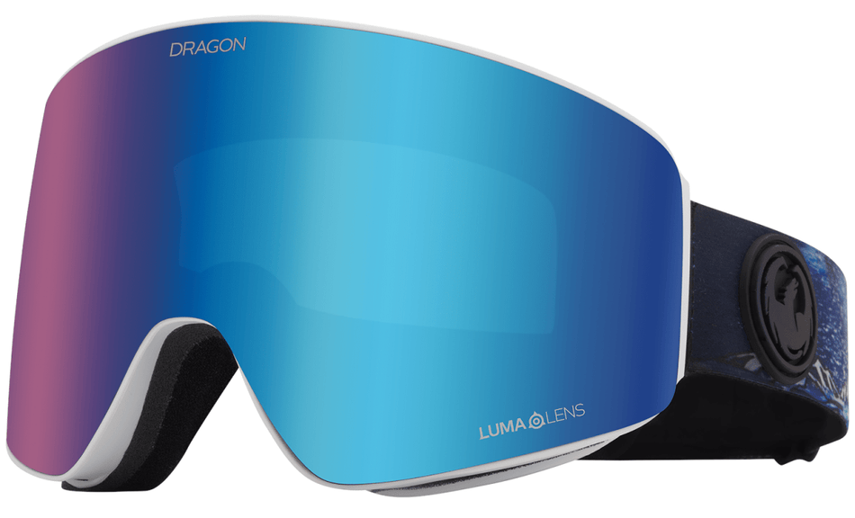 Dragon PXV Snow Goggles Bryan Iguchi / Lumalens Blue Ion + Lumalens Amber - Elevation107