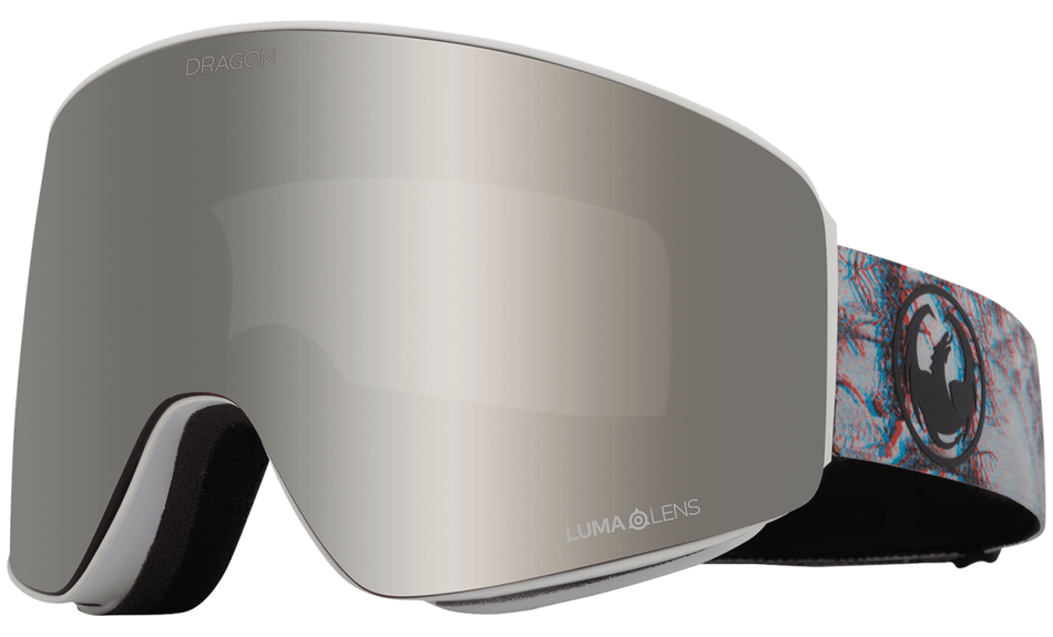 Dragon PXV Snow Goggles Aberration / Lumalens Silver Ion + Lumalens Yellow - Elevation107