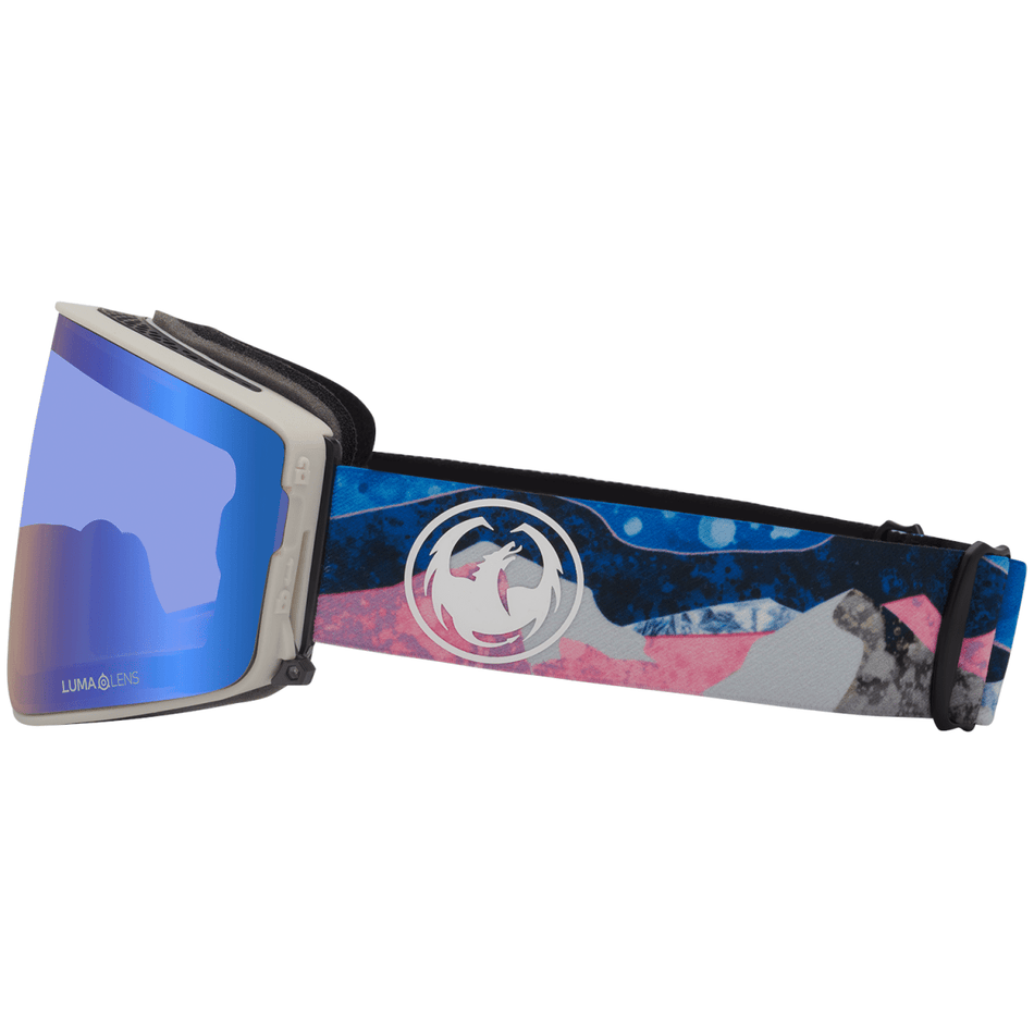 Dragon PXV2 Snow Goggles Mountain Bliss / Lumalens Flash Blue + Lumalens Dark Smoke - Elevation107