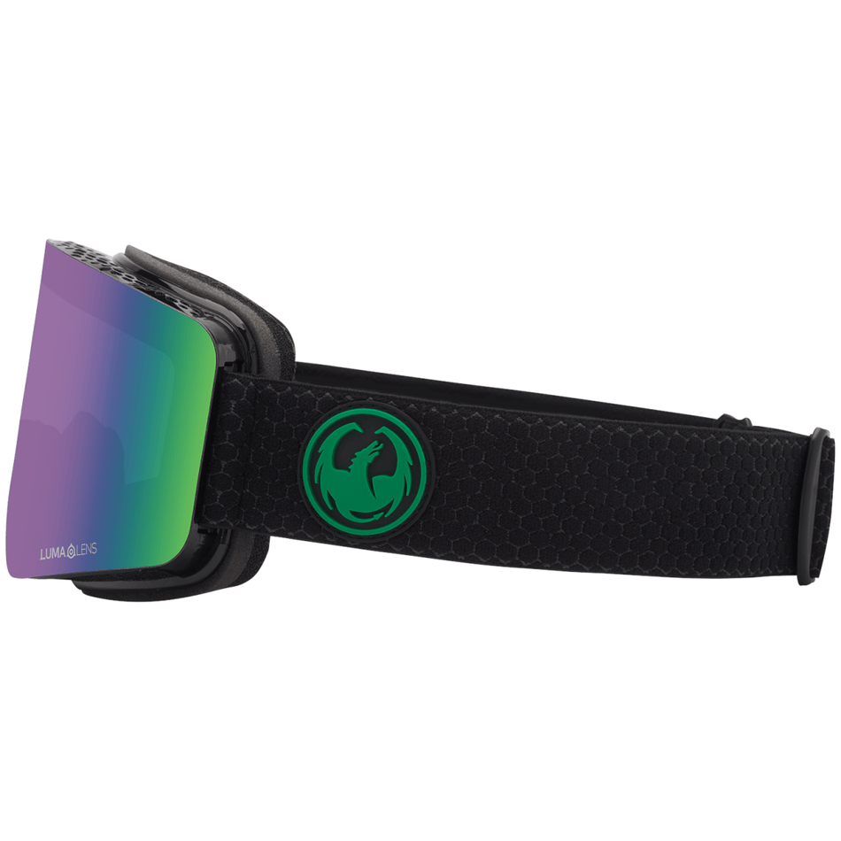 Dragon R1 OTG Snow Goggles Split / Lumalens Green Ion + Lumalens Amber - Elevation107