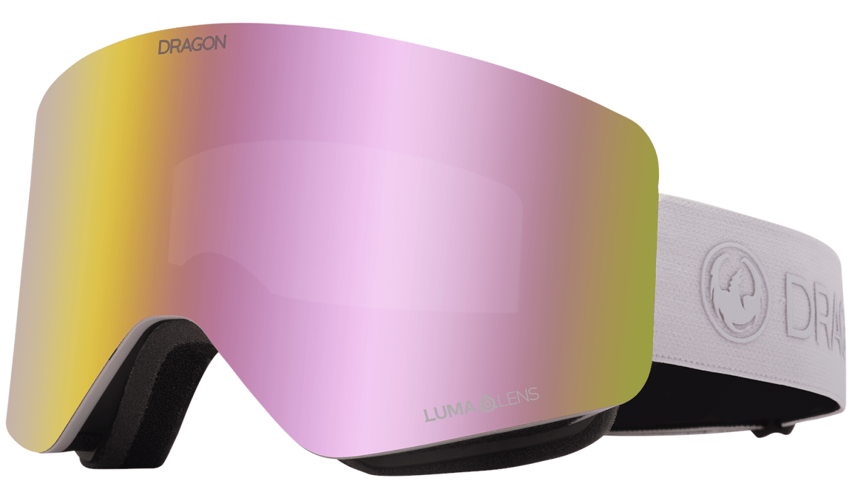 Dragon R1 OTG Snow Goggles Lilac / Lumalens Pink Ion + Lumalens Dark Smoke - Elevation107