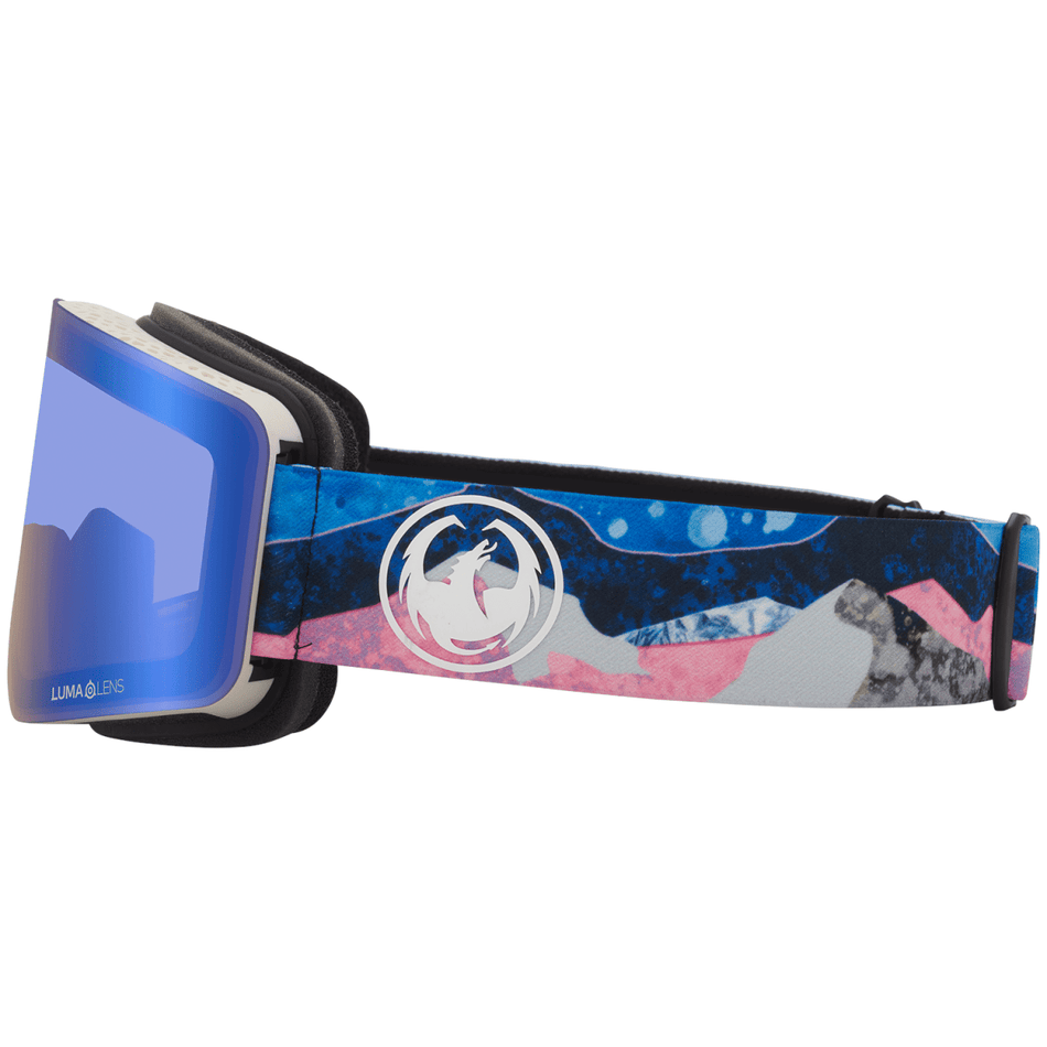 Dragon R1 OTG Snow Goggles Mountain Bliss / Lumalens Flash Blue + Lumalens Dark Smoke - Elevation107