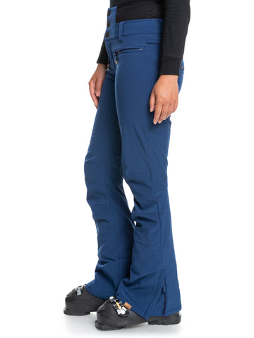 Roxy Rising High Womens Pants Medieval Blue