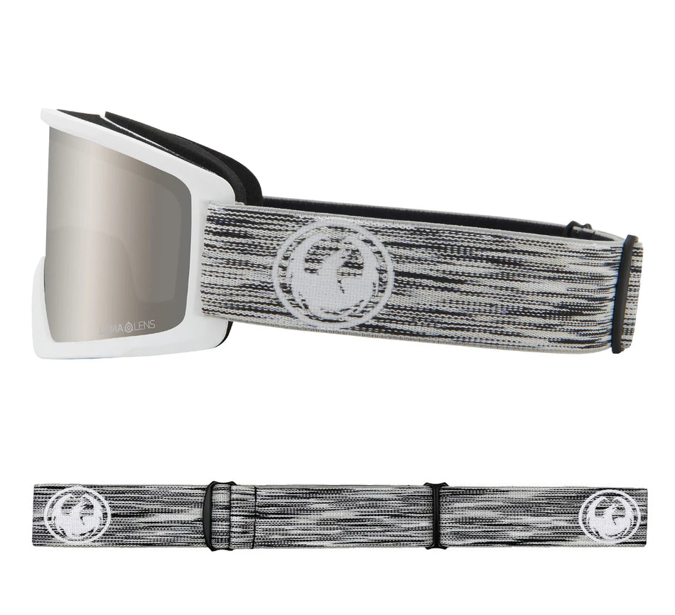 Dragon DX3 OTG Snow Goggles Static / Lumalens Silver Ion - Elevation107