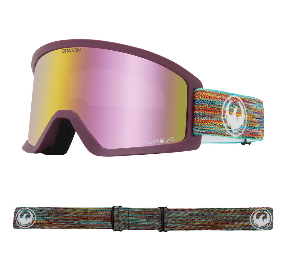 Dragon DX3 OTG Snow Goggles Shred Together / Lumalens Pink Ion - Elevation107