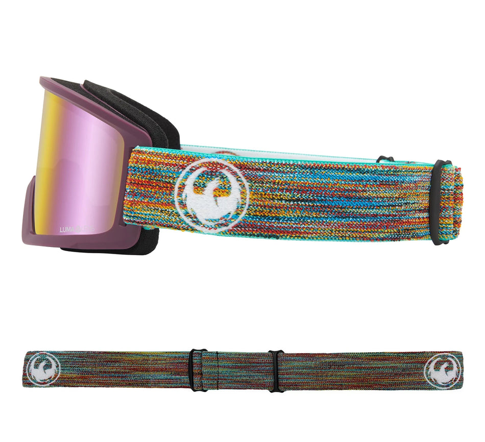 Dragon DX3 OTG Snow Goggles Shred Together / Lumalens Pink Ion - Elevation107