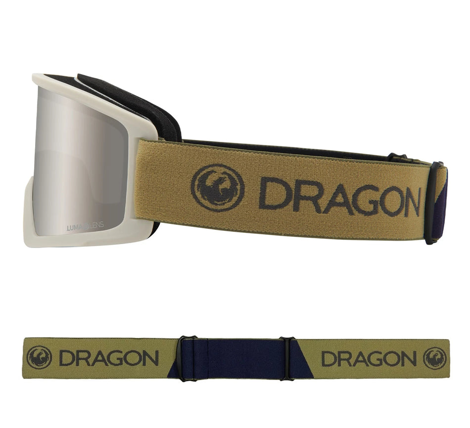 Dragon DX3 OTG Snow Goggles Block Beige / Lumalens Silver Ion - Elevation107