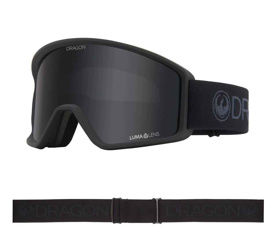 Dragon DXT OTG Snow Goggles Blackout / Lumalens Dark Smoke - Elevation107