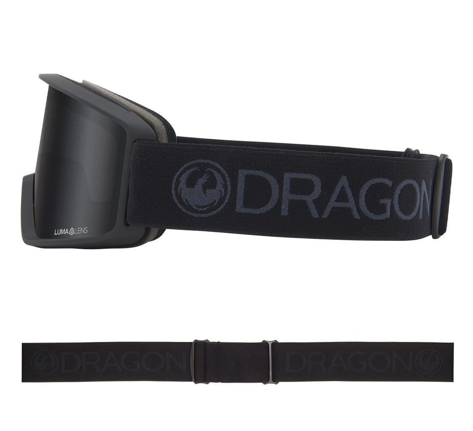 Dragon DXT OTG Snow Goggles Blackout / Lumalens Dark Smoke - Elevation107