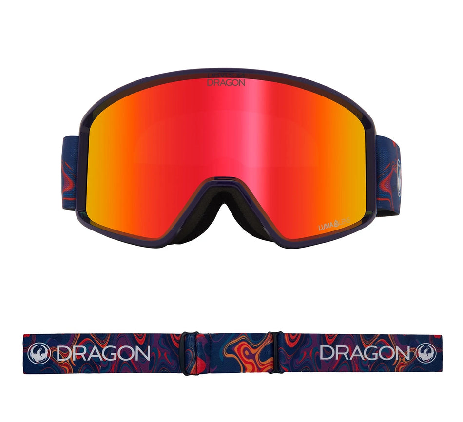 Dragon DXT OTG Snow Goggles Swirl / Lumalens Red Ion - Elevation107