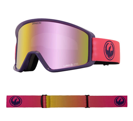 Dragon DXT OTG Snow Goggles Fade Pink Lite / Lumalens Pink Ion - Elevation107