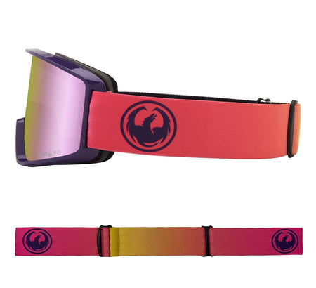 Dragon DXT OTG Snow Goggles Fade Pink Lite / Lumalens Pink Ion - Elevation107