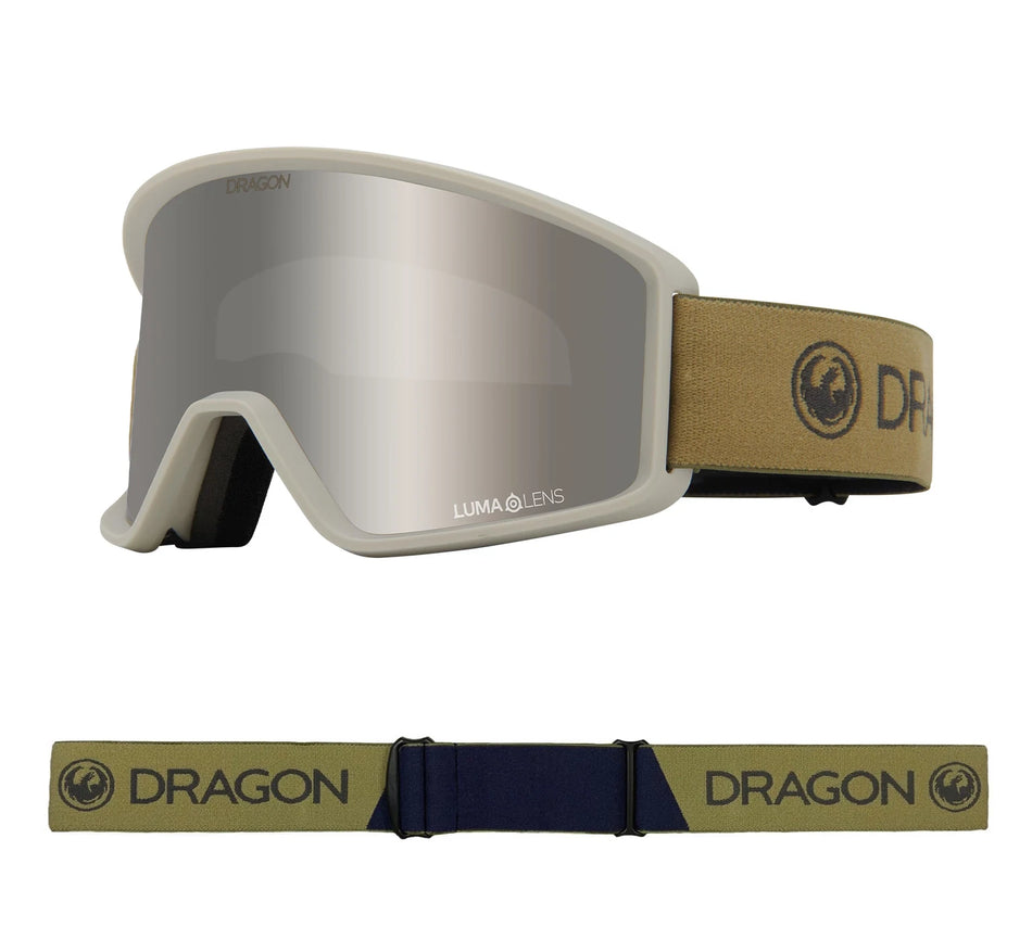 Dragon DXT OTG Snow Goggles Block Beige / Lumalens Silver Ion - Elevation107