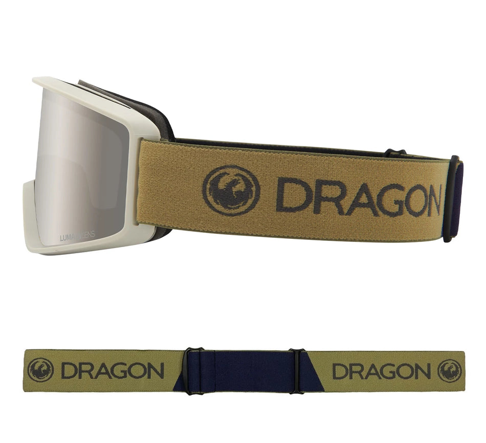 Dragon DXT OTG Snow Goggles Block Beige / Lumalens Silver Ion - Elevation107
