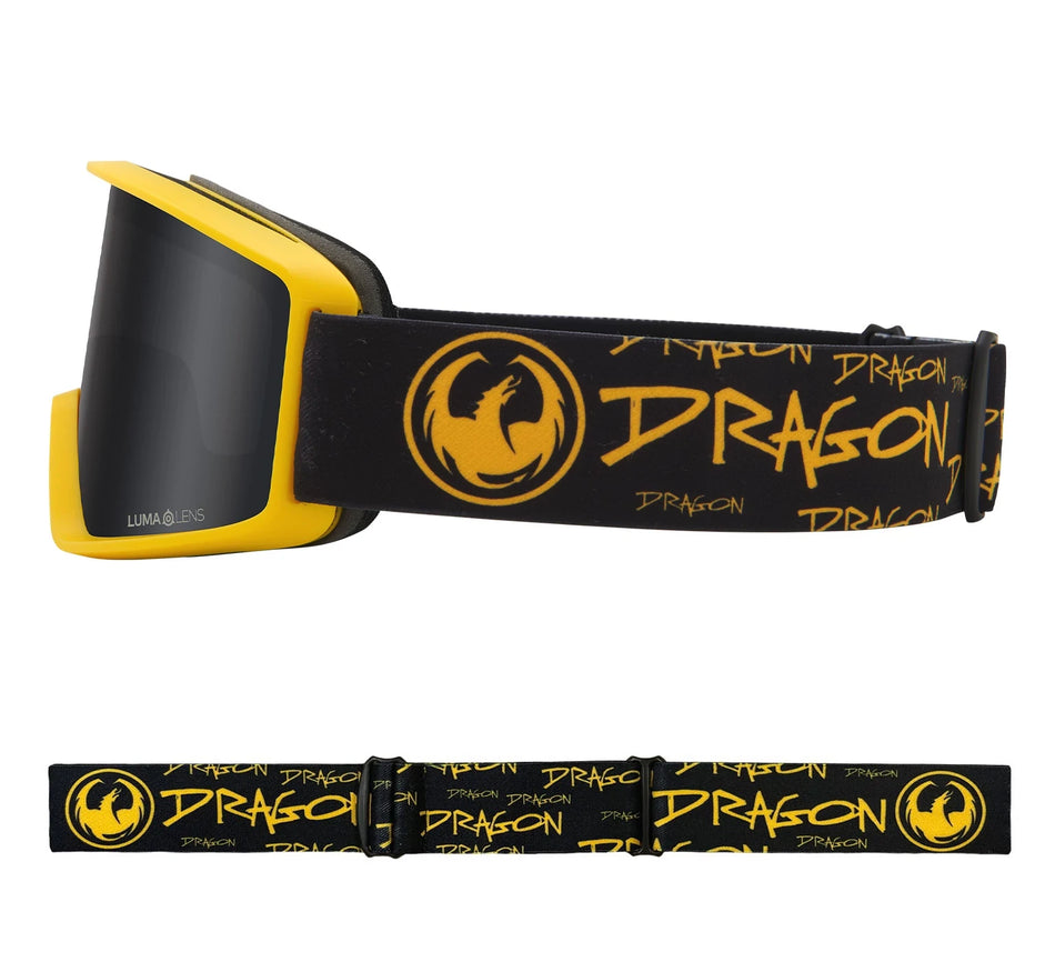 Dragon DXT OTG Snow Goggles Block / Lumalens Dark Smoke - Elevation107