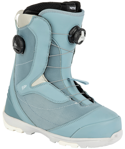 Nitro Cypress Dual Boa Womens Snowboard Boots Blue Grey