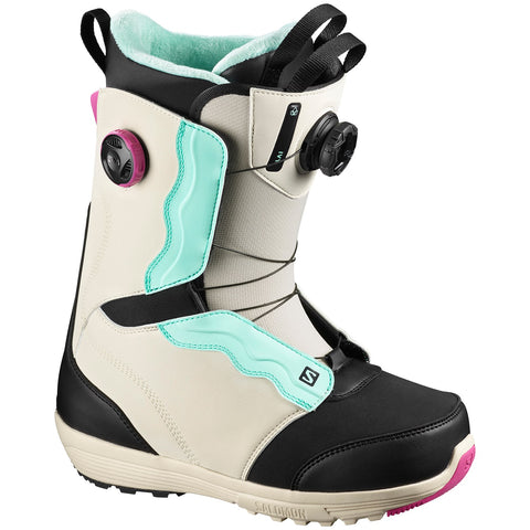 Salomon Ivy Boa SJ Snowboard Boots Womens Rainy Day / Black