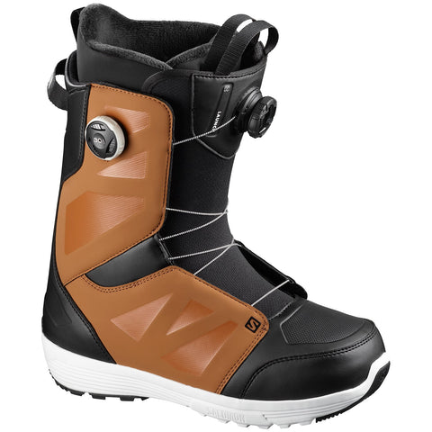Salomon Launch Boa SJ Snowboard Boots Mens Rawhide / Black