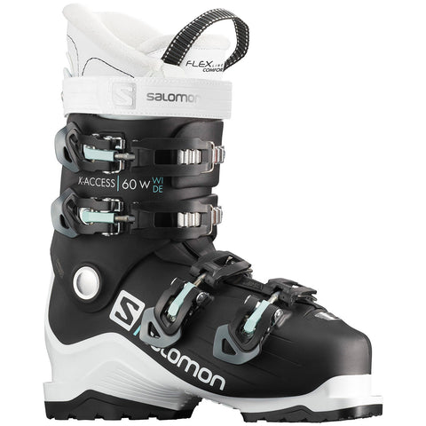 Salomon X Access 60 Wide Ski Boots Womens Black / White