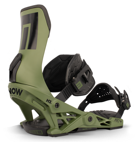 Now Select Pro Mens Snowboard Bindings Army