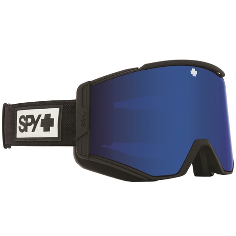 Spy Ace Goggles Matte Black HD Plus Rose with Dark Blue Spectra Mirror + Spare Lens