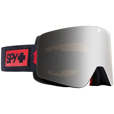 Spy Marauder Goggles Night Rider Matte Black HD Plus Bronze with Silver Spectra Mirror + Spare Lens