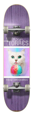 Meow Furreal Skateboard Complete 8.0 Vanessa Torres