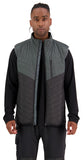 Mons Royale Arete Wool Insulation Vest Mens Burnt Sage / Black