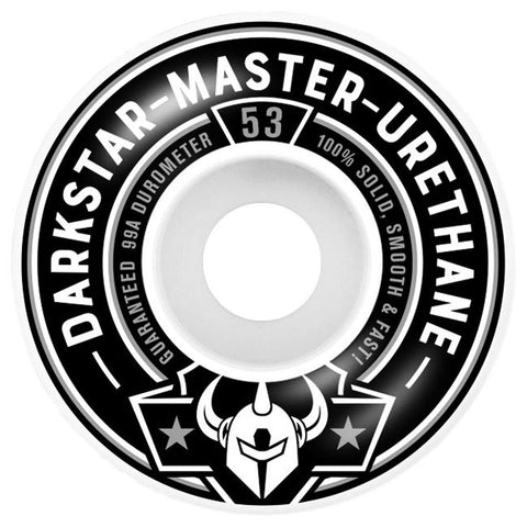Darkstar Responder Skateboard Wheels 53mm Silver