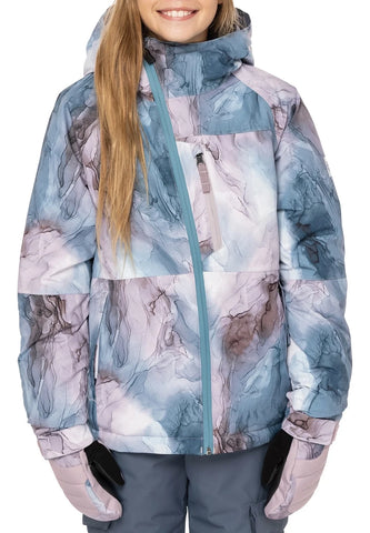 686 Hydra Insulated Jacket Girls 2023 Dusty Orchid Marble